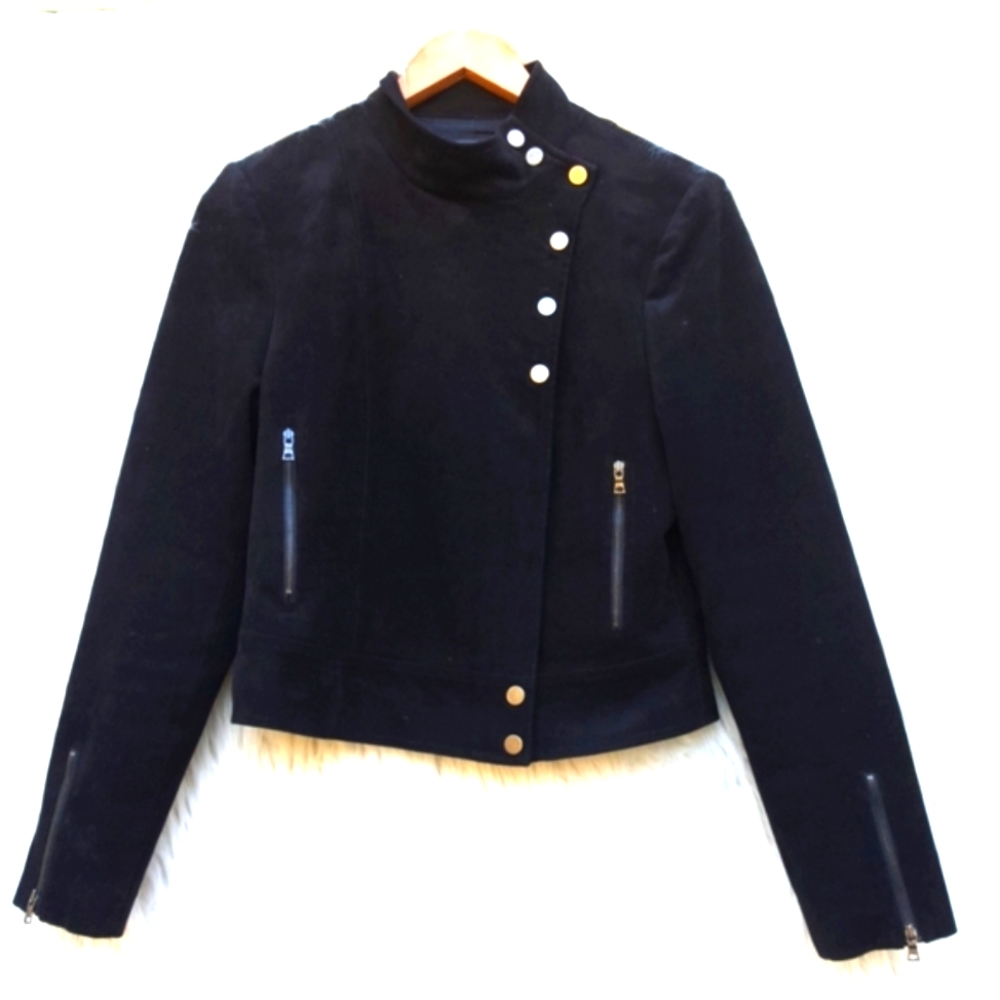 BCBG MaxAzria Faux Suede Jacket